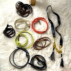 Calvin Klein, Jessica Howard, Old Navy Set of 9 Belts Multiple Colors